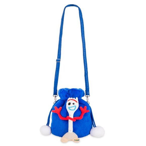 Disney Hong Kong Disneyland Forky Plush Crossbody Bag – Toy Story 4 - Picture 1 of 15
